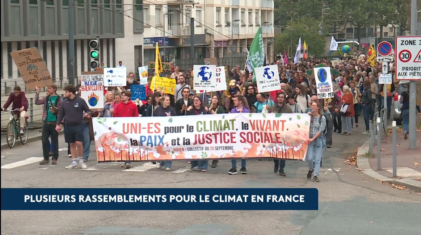 Plusieurs rassemblements pour le climat en France